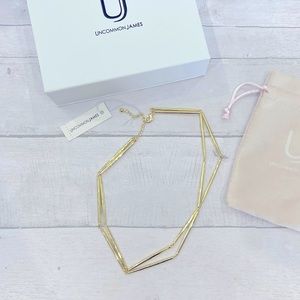 *NEW* Uncommon James Double Edge Gold Necklace